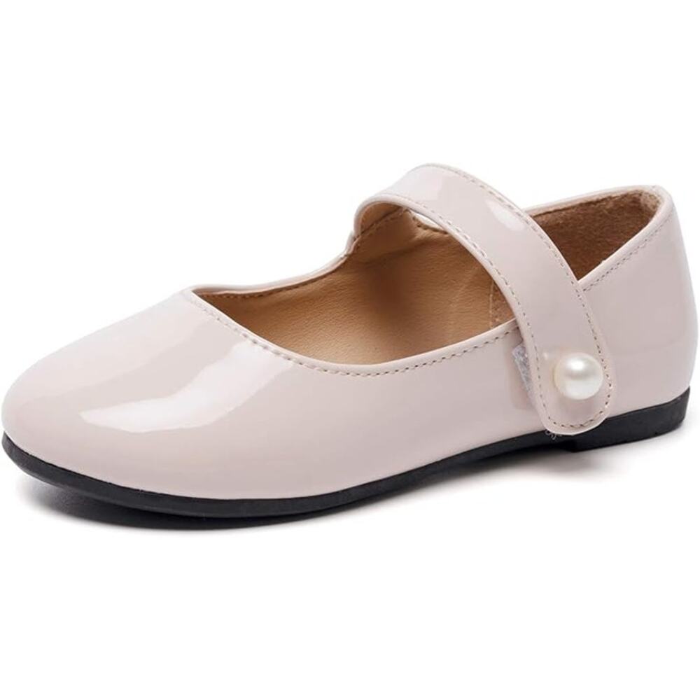 New Funky Monkey Toddler Girls Size 5 Tan Mary Jane Dress Ballet Flats Shoes